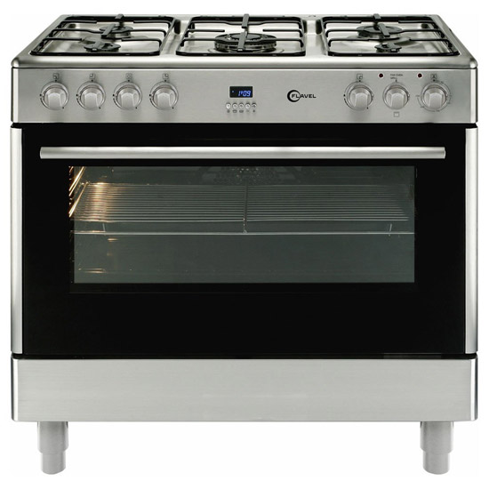 Flavel FL95FRXP 90cm Dual Fuel Range Cooker in Stainless Steel