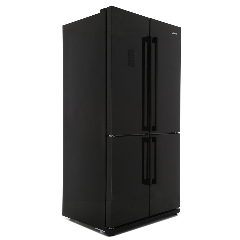 Smeg FQ60NPE American Style No Frost Fridge Freezer in Gloss Black