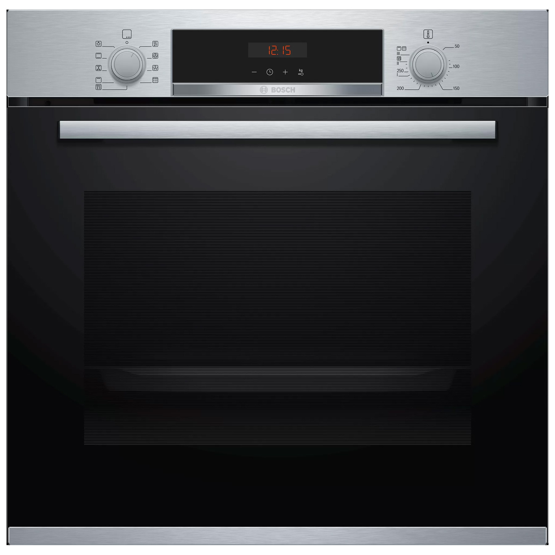 Bosch HBS573BS0B Series 4 BuiltIn Electric Pyrolytic Oven in Br/St 71L