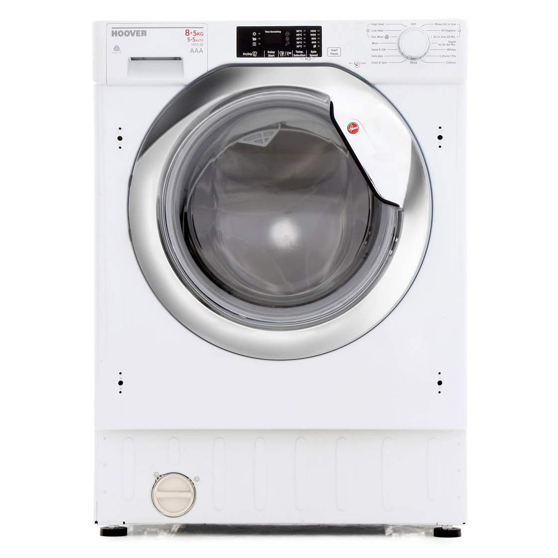 Hoover HBWD8514DAC Integrated Washer Dryer, 1400rpm 8kg/5kg A Rated