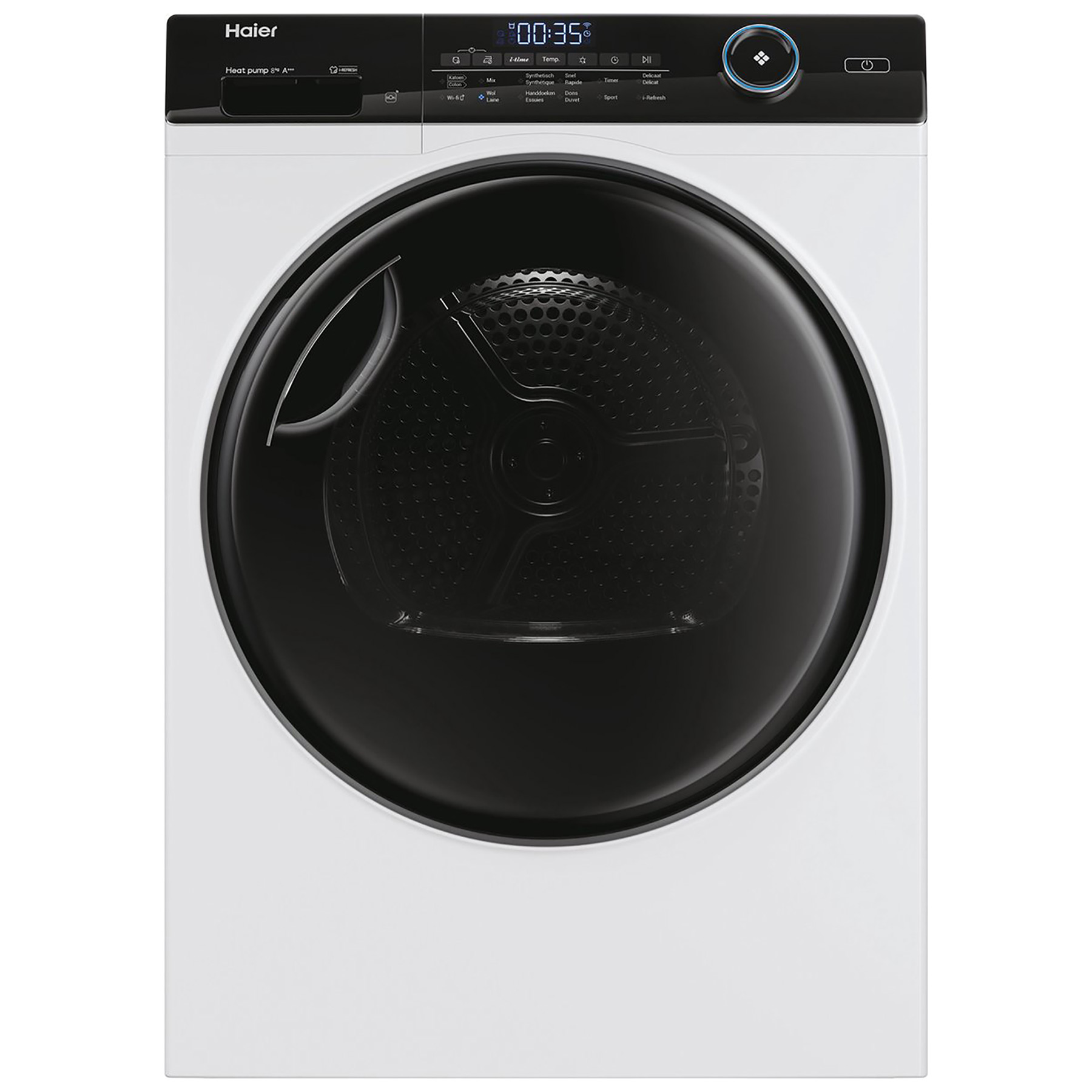 Haier HD90A3959 9kg Heat Pump Condenser Dryer in White A+++ Rated