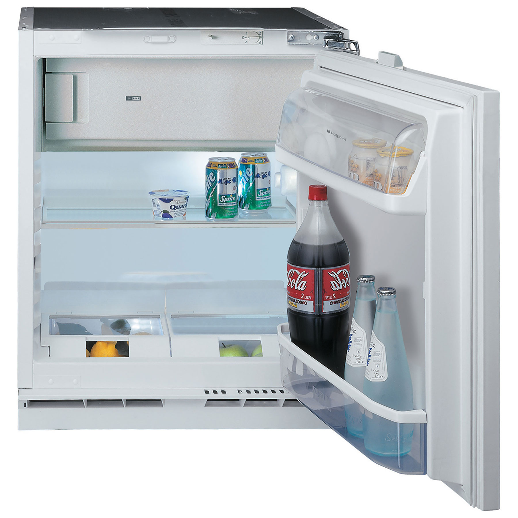 Hotpoint HFA11 82cm High Integrated Undercounter Fridge with Ice Box