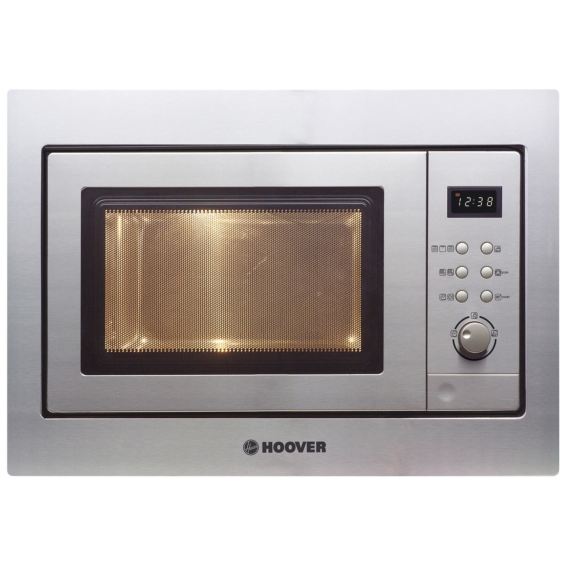 uitvoeren Geologie apotheek Hoover HMG201X Built In Microwave Oven & Grill in St/Steel 20L 800W