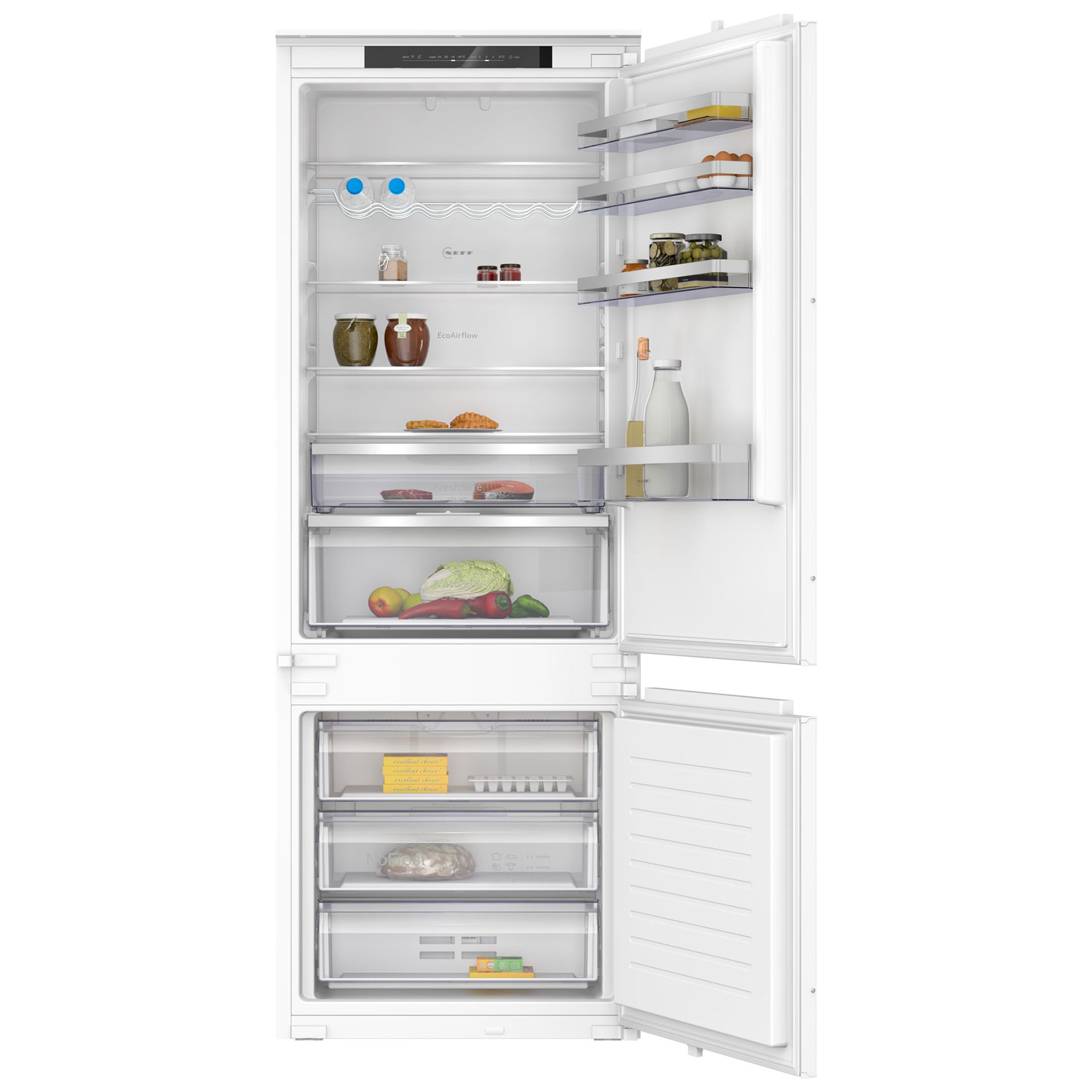 Neff KB7962SE0 N50 Integrated 60/40 Frost Free Fridge Freezer
