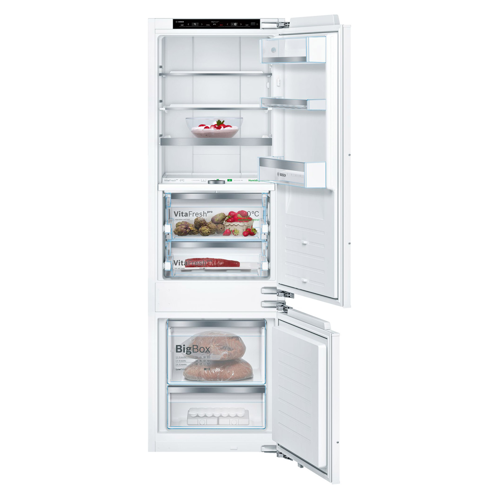 Bosch Kif87pf30 Serie 8 Integrated Fridge Freezer 1 77m 70 30 A