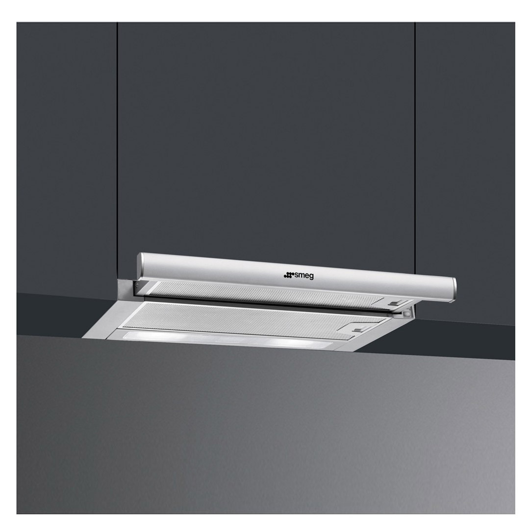 Smeg KSET61E 60cm Telescopic Cooker Hood in Stainless Steel Effect