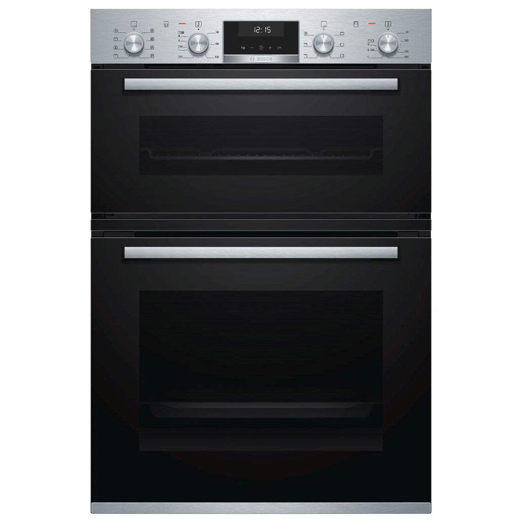 Bosch MBA5350S0B Serie 6 Built In Electric Double Oven in Brushed Steel