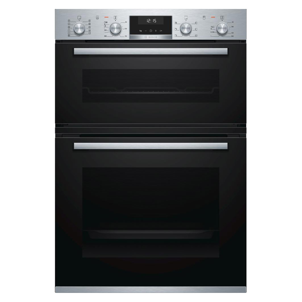 Bosch MBA5575S0B Serie 6 Built In Double Multifunction Oven in Br/Steel