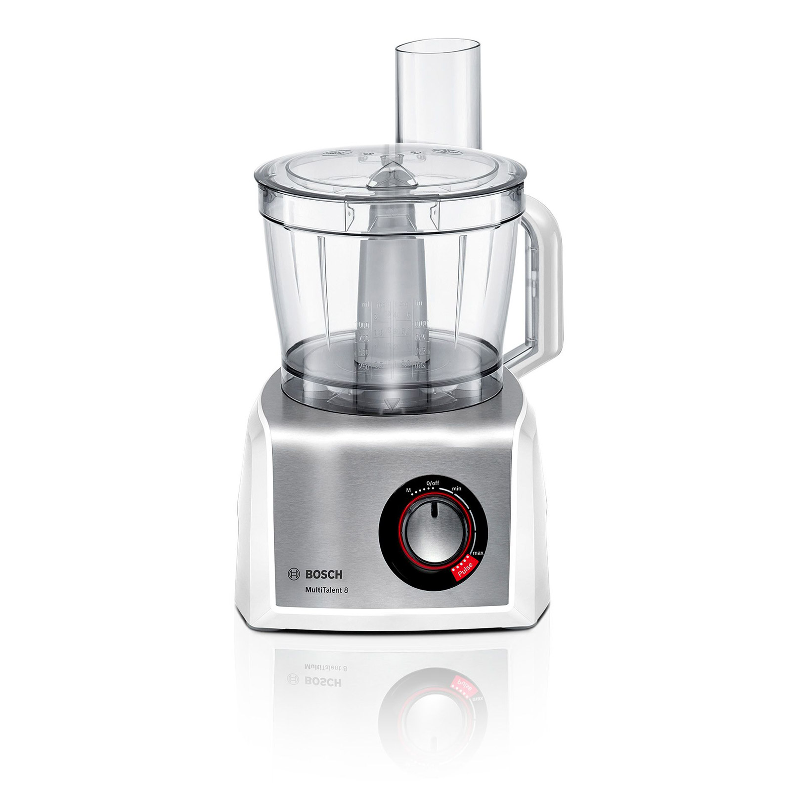Bosch MC812S734G Food Processor in White/ St. Steel 1200W 3.9L Bowl
