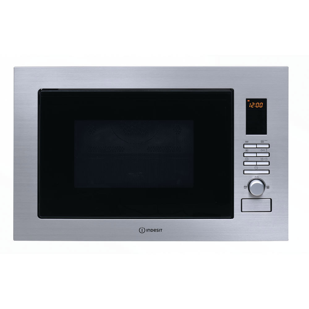 Indesit MWI222.2X Built In Microwave Oven with Grill in St/Steel 900W 25L
