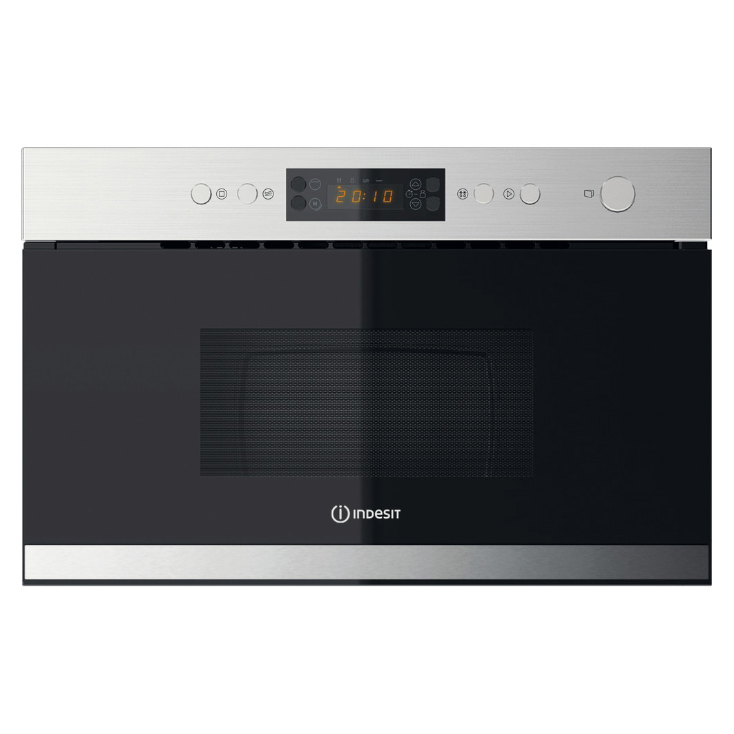 Indesit MWI3213IX BuiltIn Microwave Oven with Grill in St/Steel 750W 22L