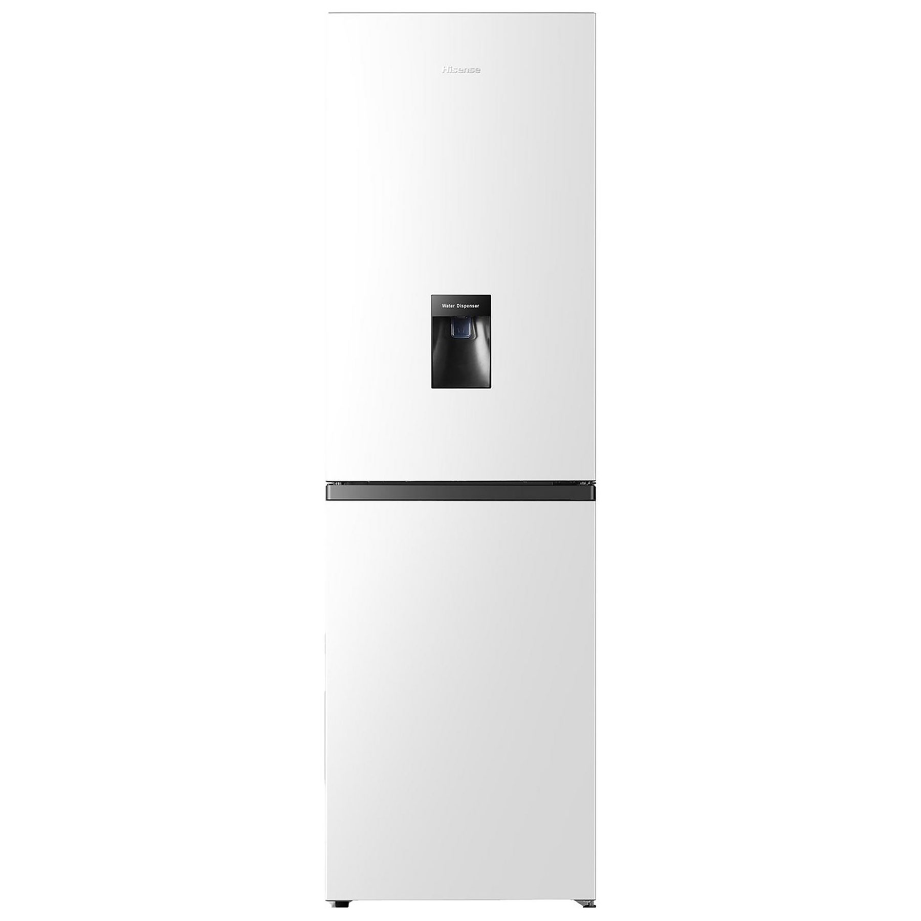 Hisense RB327N4WWE 182cm High 50/50 Frost Free Fridge Freezer in White with Water Non Plumbed