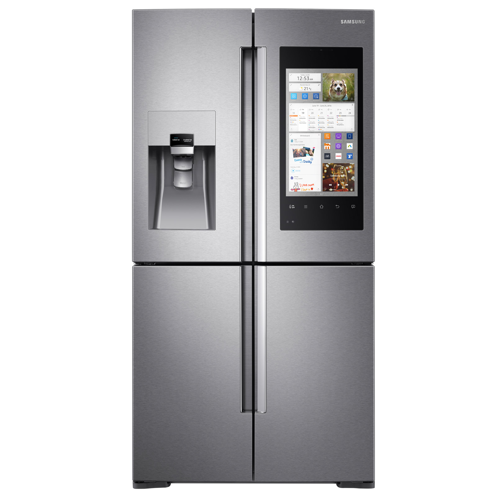 Samsung RF56M9540SR Family Hub MultiDoor Fridge Freezer in St/Steel, 1.83m