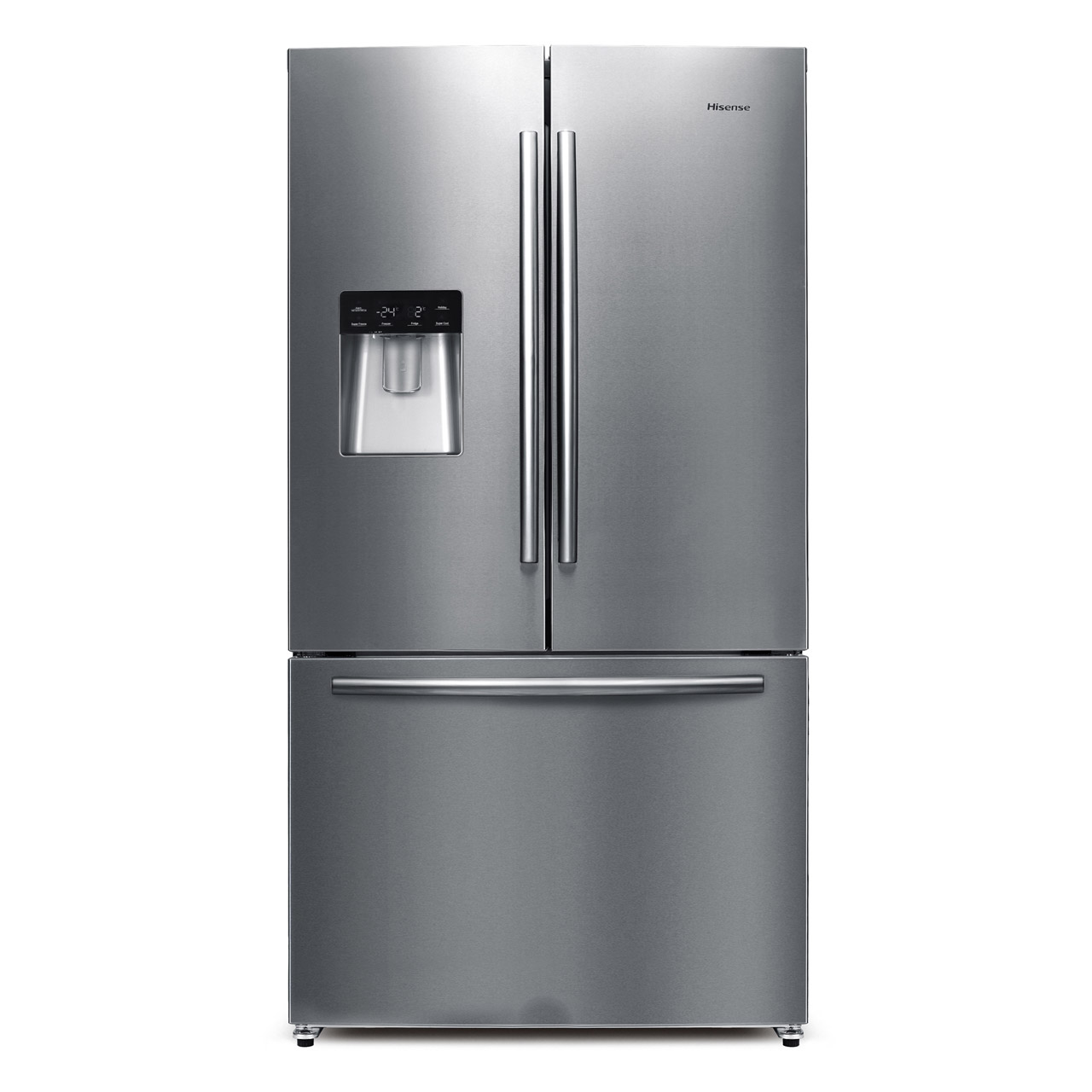 Hisense Rf697n4zs1 American Fridge Freezer With French Doors In St Steel Hisense Rf697n4zs1