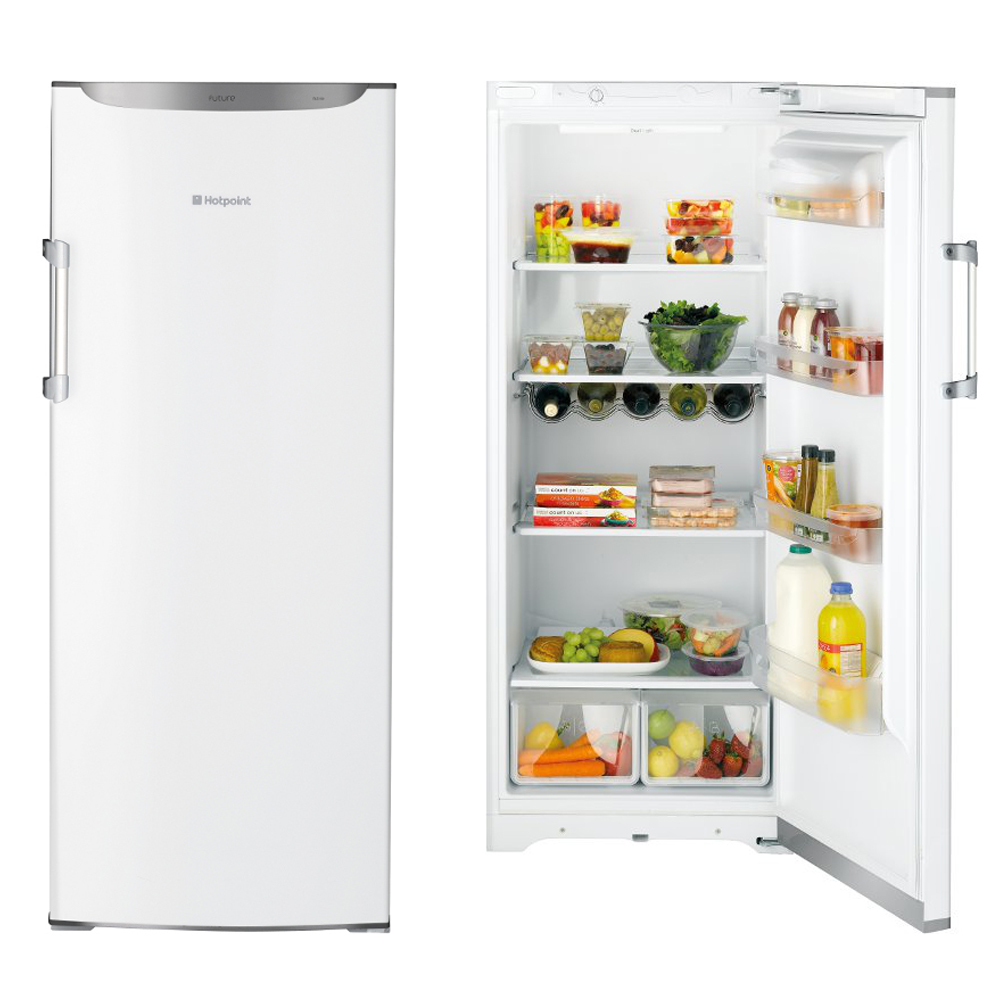 Hotpoint RLFM151P FUTURE Tall Larder Fridge in White, 1.5m 290L A+