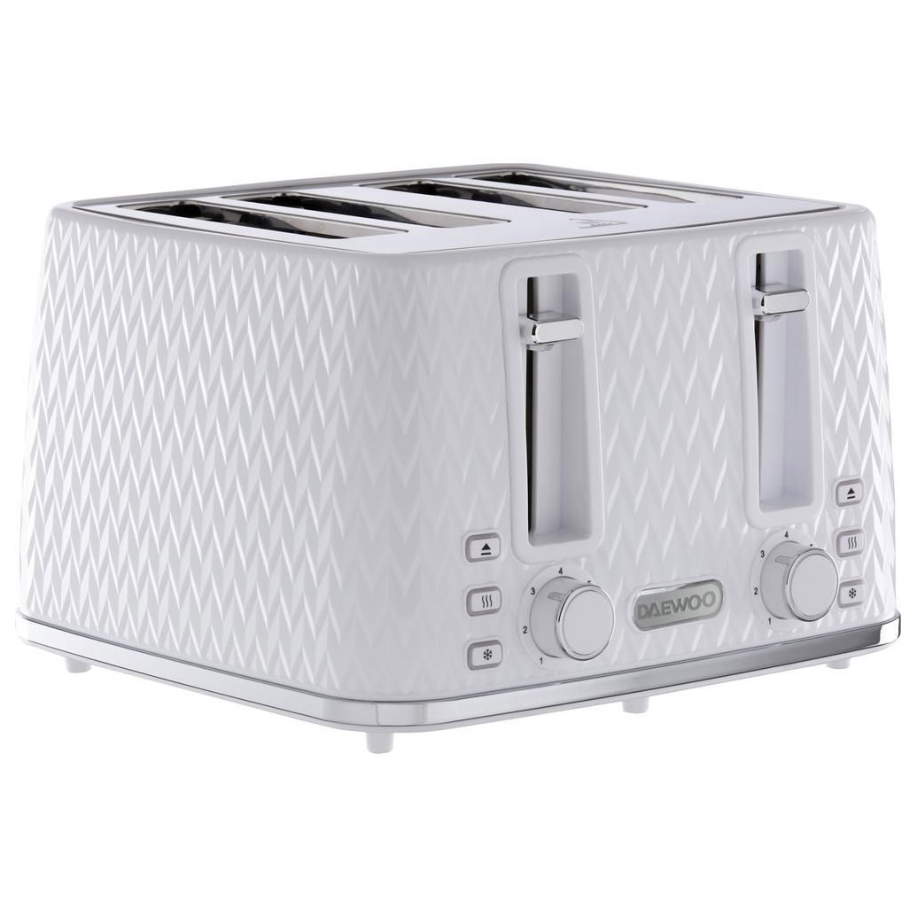 Daewoo SDA1864GE ARGYLE 4 Slice 2 SLICE TOASTER Daewoo Argyle White