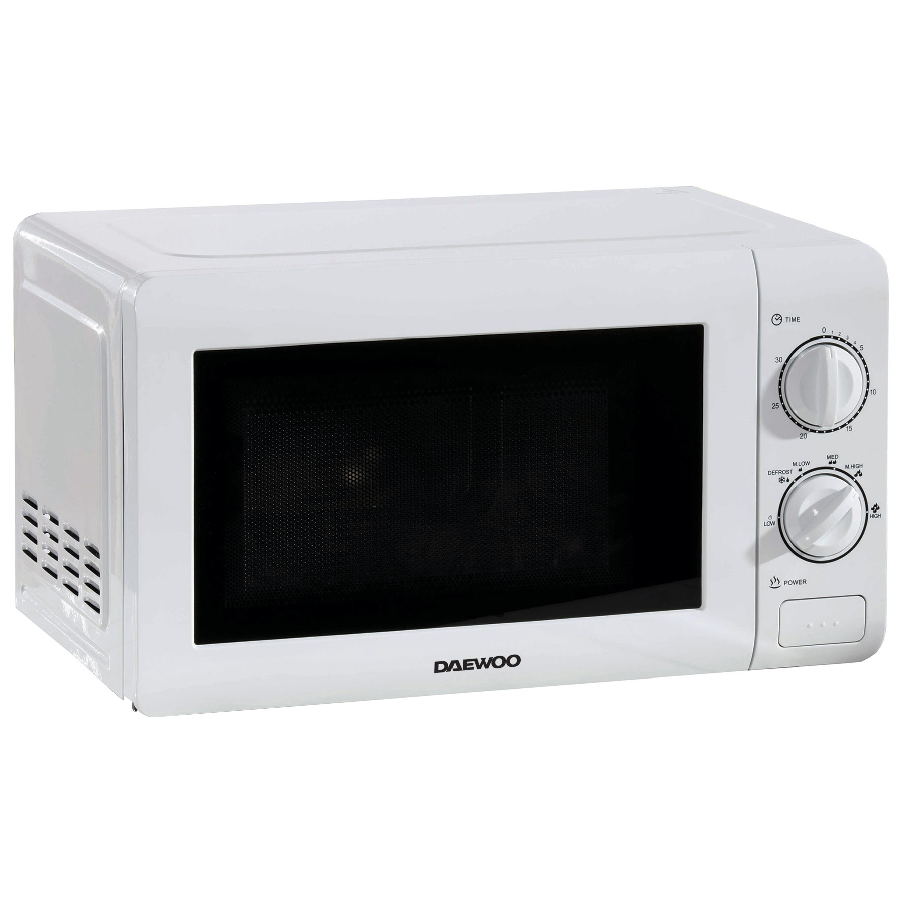 Daewoo SDA2075GE Microwave Oven in White 20L 800W