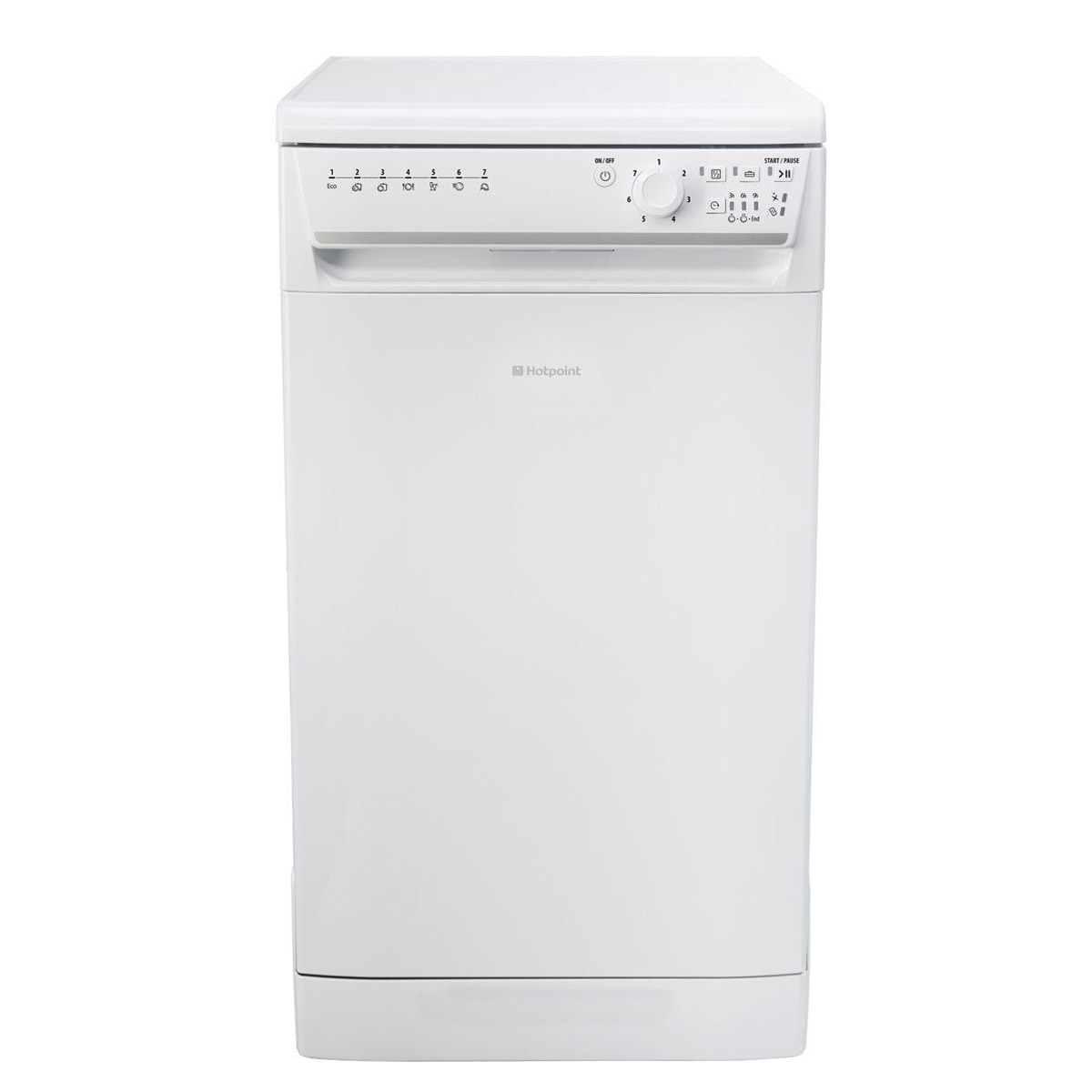 Hotpoint SIAL11010P 45cm AQUARIUS Slimline Dishwasher in White, A+AA