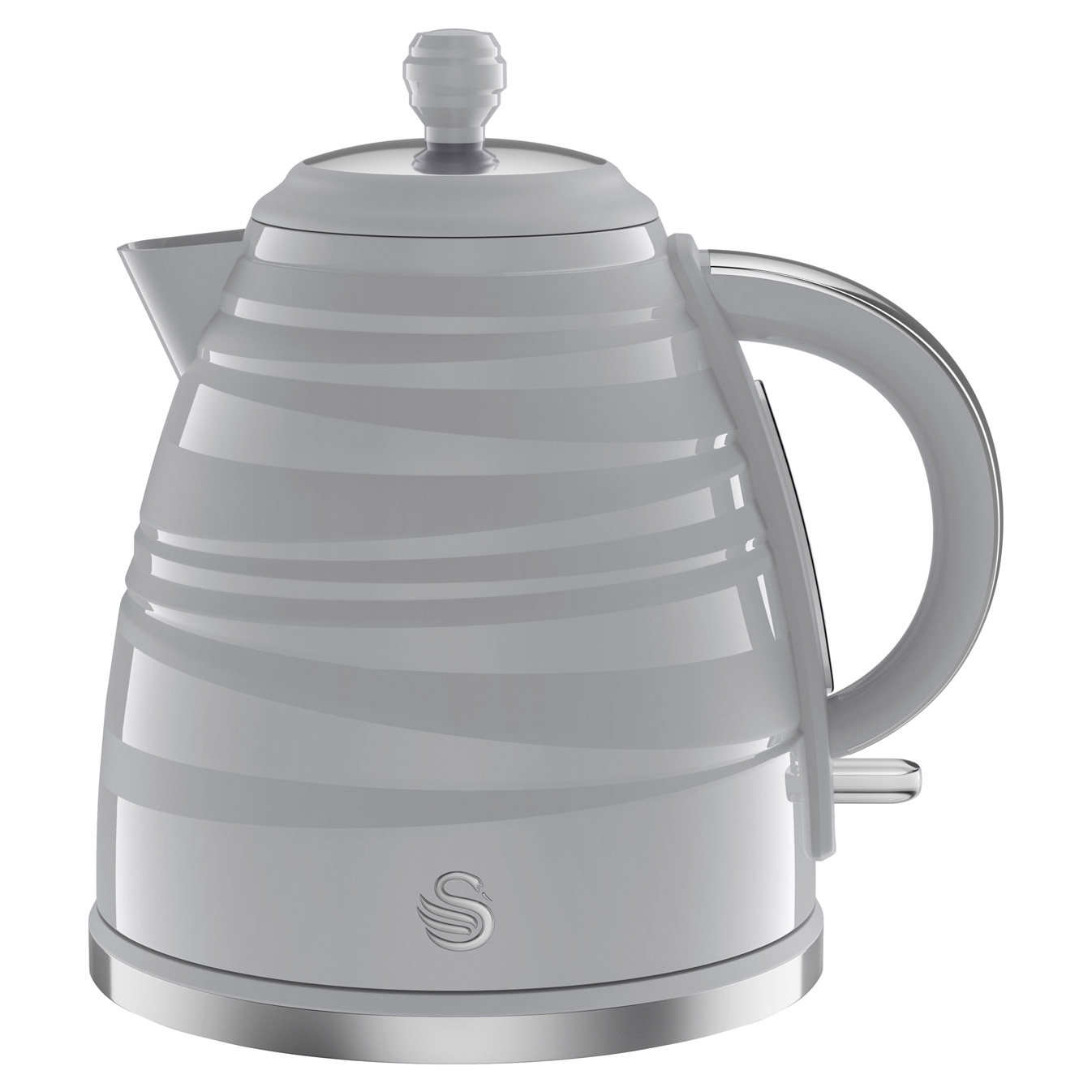 white and grey kettle