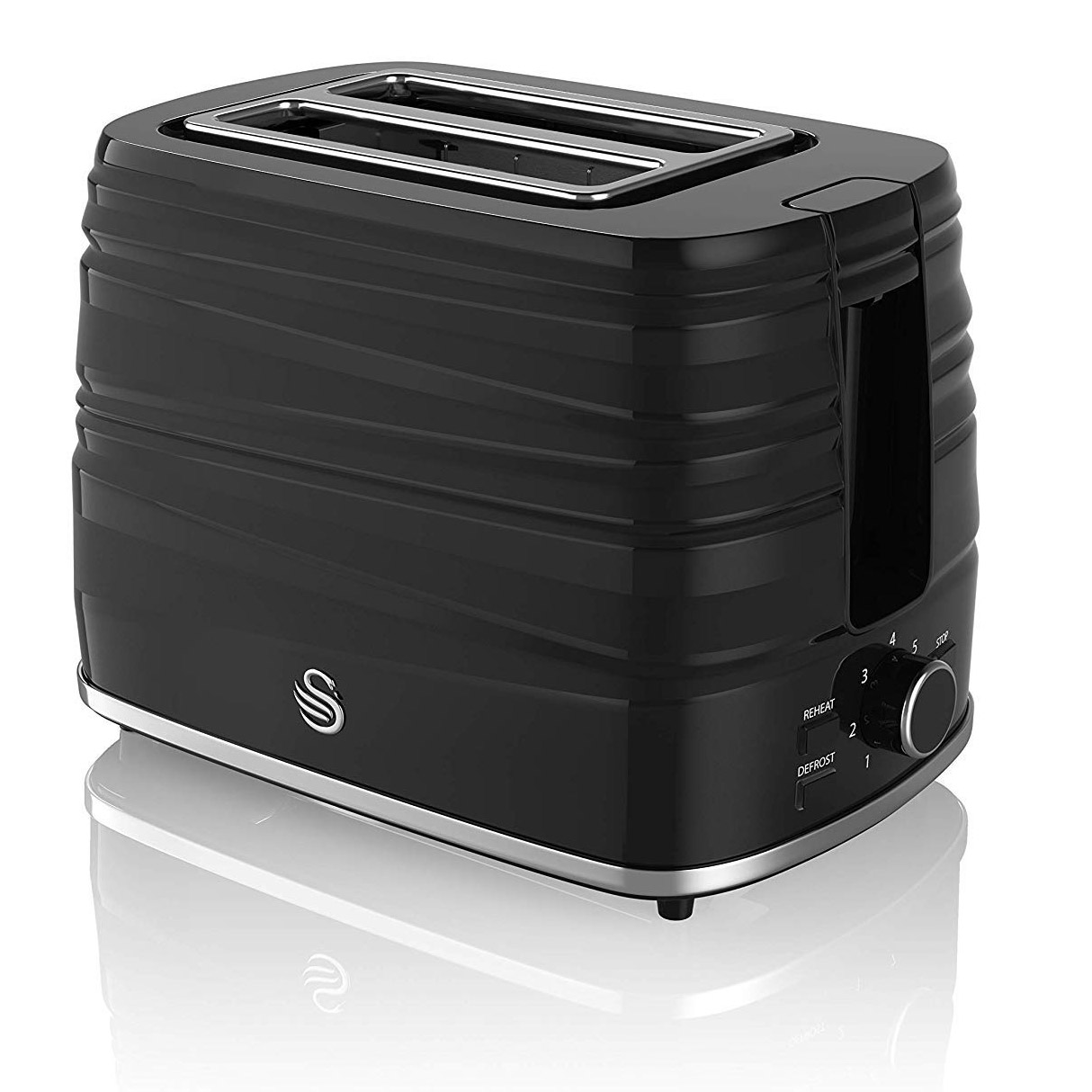 Swan ST31050BN Symphony 2 Slice Toaster in Black