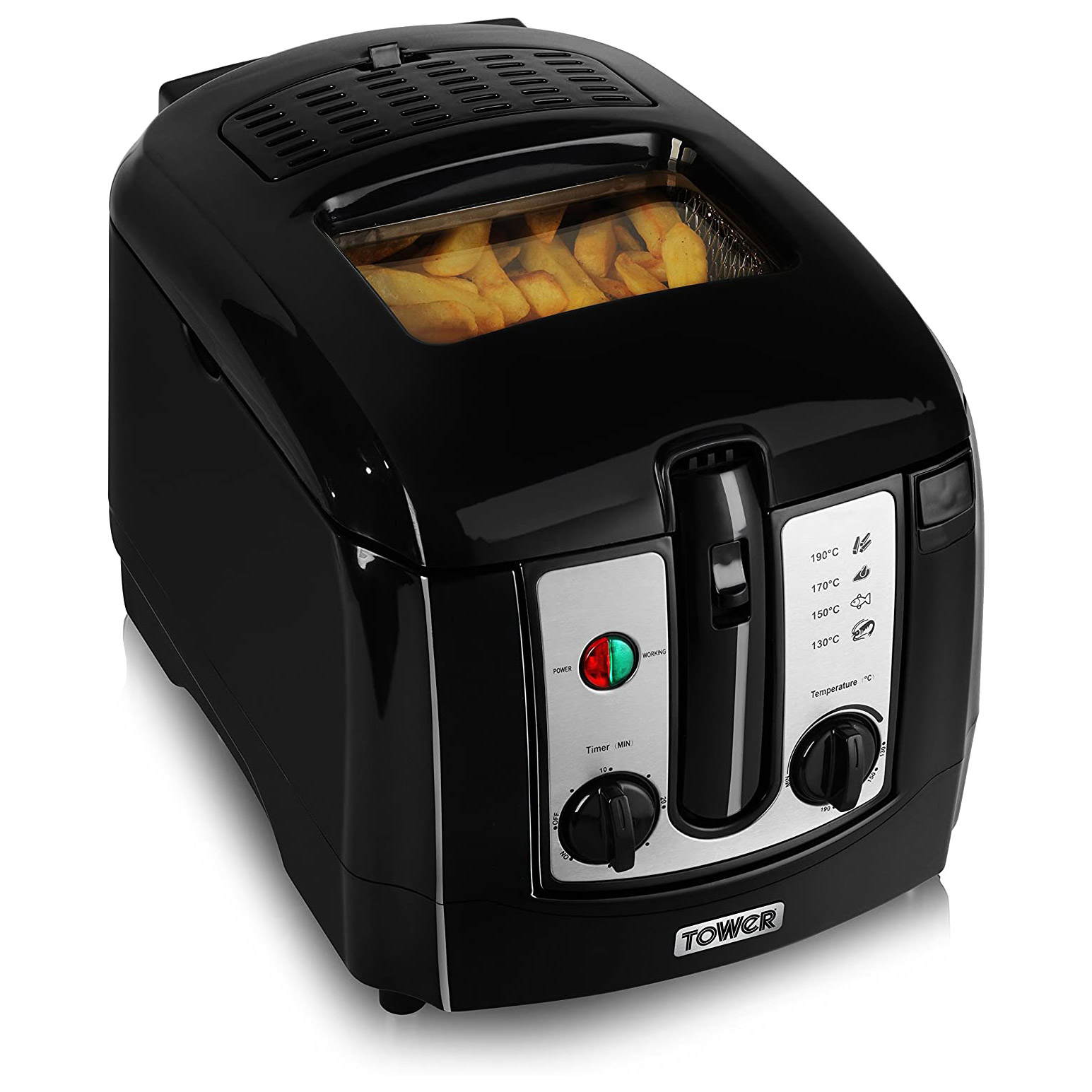 Tower T17002 3 Litre Deep Fryer in Black