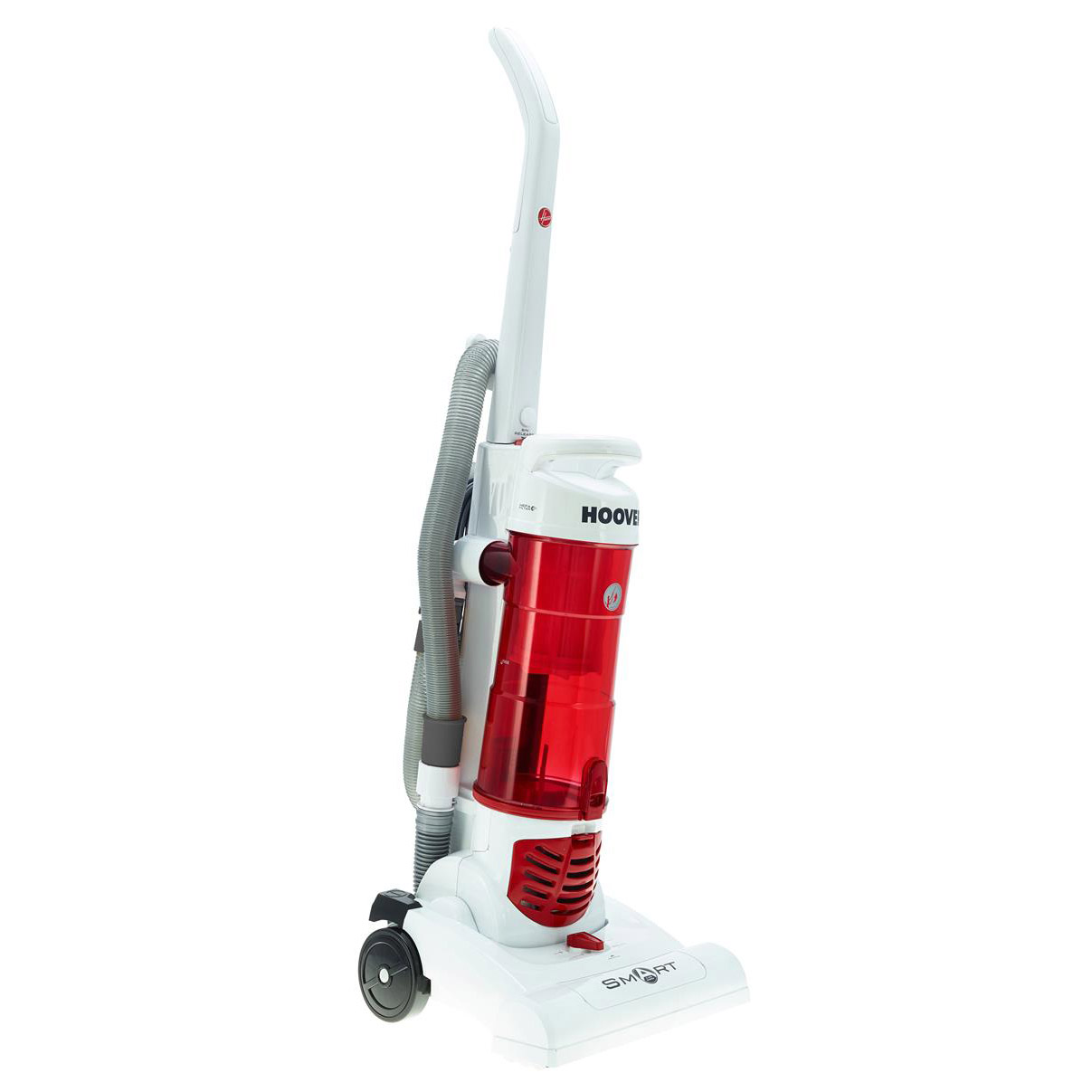Hoover TH71SM01001 Smart Bagless Upright Vacuum Cleaner in Red & White