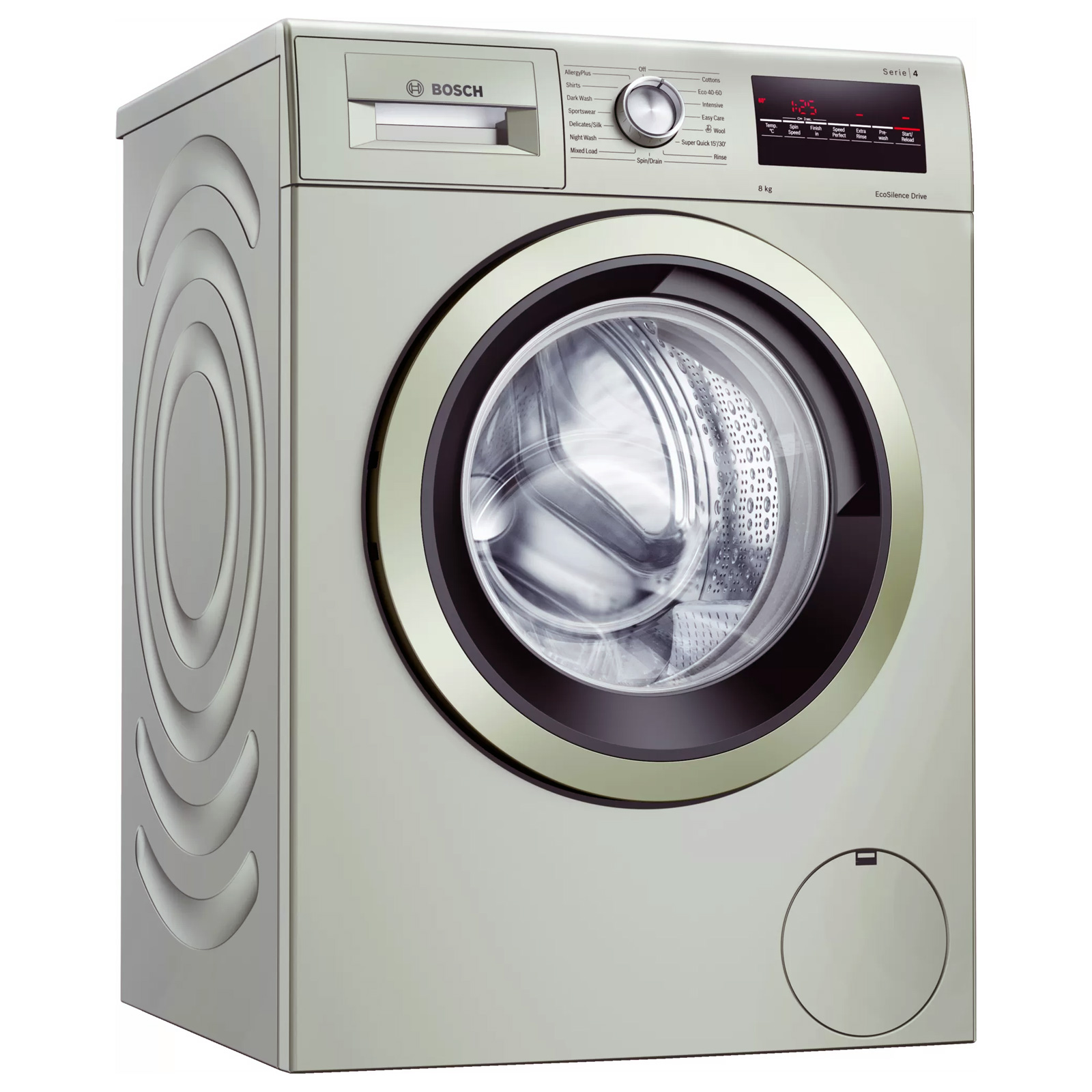 Bosch WAN282X1GB Series 4 Washing Machine in Silver 1400rpm 8Kg C Rated