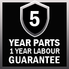 Free 5 Year Parts Guarantee