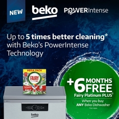 Beko 6 Months Free Fairy Platinum With Beko