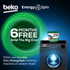 Beko 6 Months Free Ariel Pods With Beko