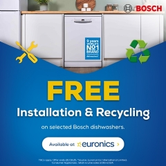 Bosch Free Installation & Recycle With Bosch
