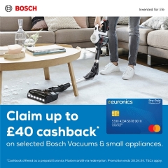 Bosch Up to £40 Cashback with Bosch