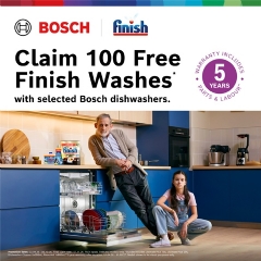 Bosch 100 Free Finish Washes With Bosch