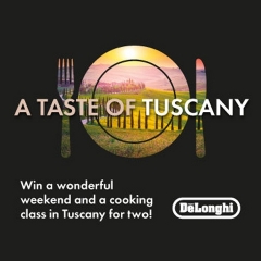 Delonghi Win A Weekend In Tuscany For Two