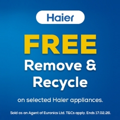 Haier Free Remove & Recycle With Haier