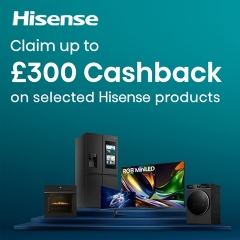 Hisense Up To £300 Cashback With Hisense