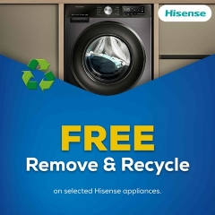 Hisense Free Remove & Recycle With Hisense