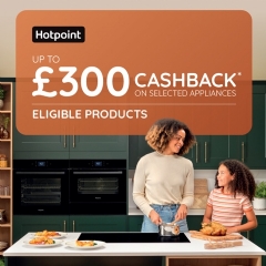 Hotpoint Up To £300 Cashback With Hotpoint
