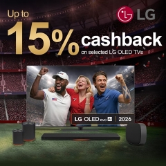 LG Up To 15% Cashback With LG