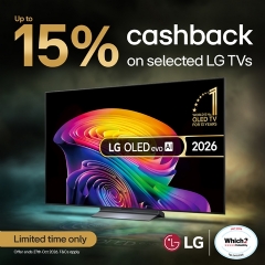 LG Up To 15% Cashback With LG