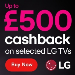 LG Up to £500 Cashback With LG