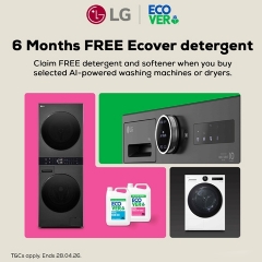 LG 6 Months FREE Ecover Detergent With LG