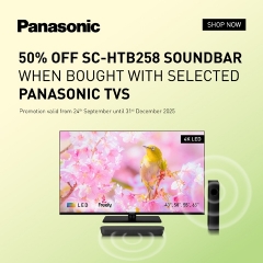 Panasonic Half Price SC-HTB258EBK Soundbar With Panasonic