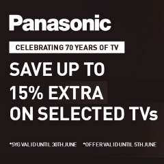 Panasonic Save With Panasonic TVs!