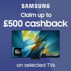 Samsung Up to £500 Cashback With Samsung