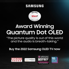 Samsung Award Winning Samsung OLED TVs