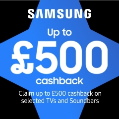Samsung Up To £500 Cashback With Samsung