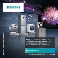 Siemens Up To £100 Cashback With Siemens!
