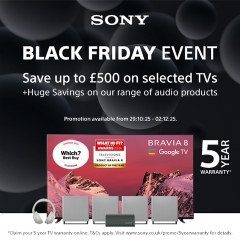 Sony Sony Black Friday Event Now On