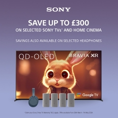 Sony Save Up To £300 With Sony
